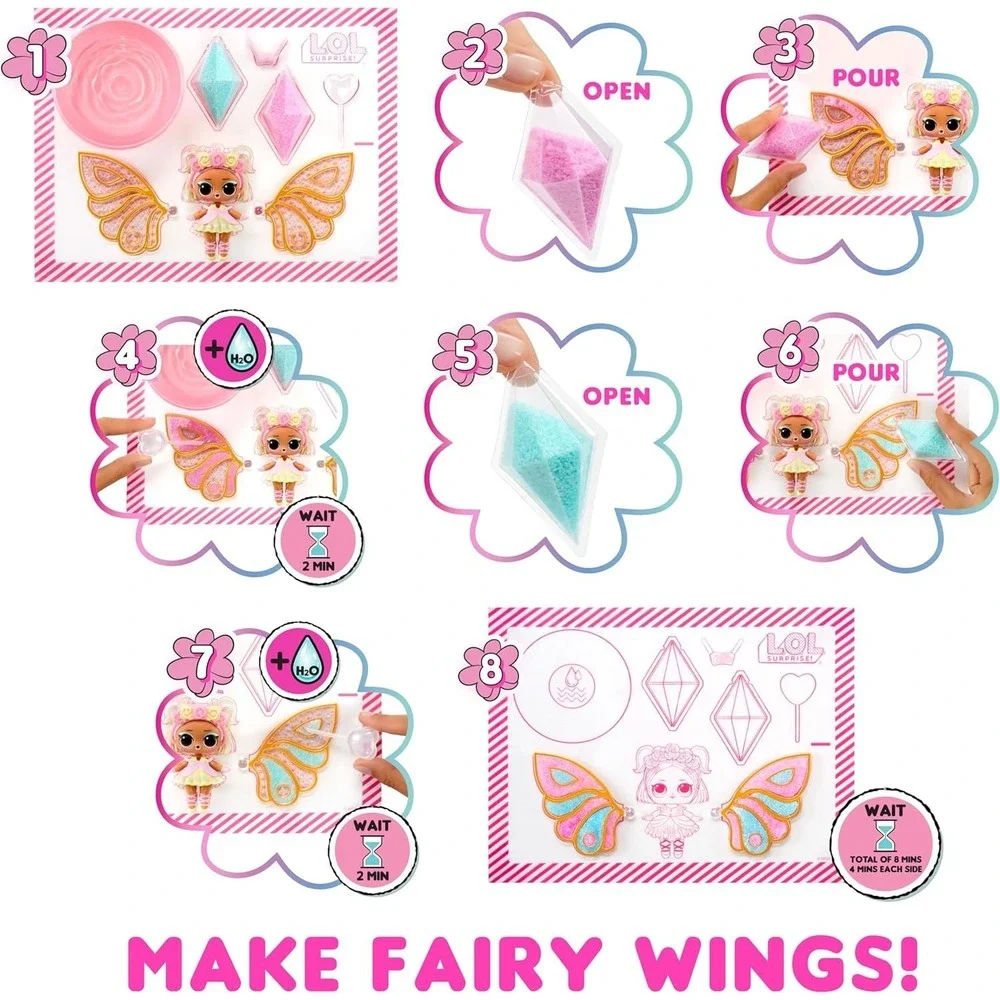 L.O.L. Surprise! Fairies Tots Dolls with Make-Your-Own Fairy Wings